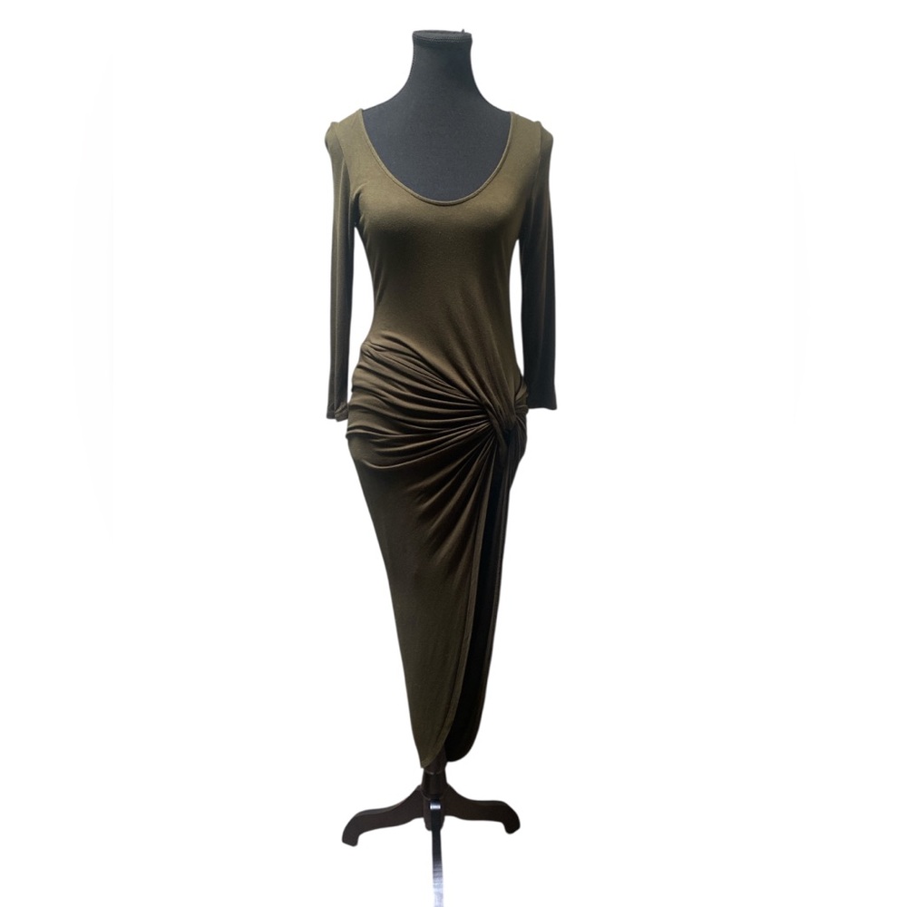 The Vanity Room Olive Long Sleeve Dress XS GUC